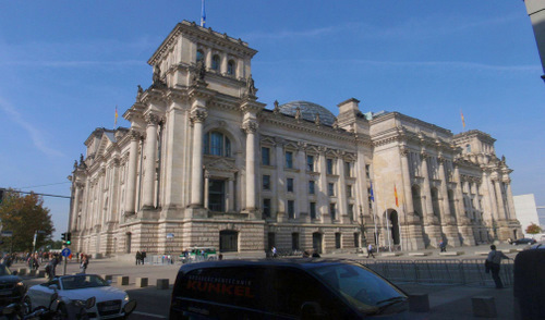 Reichstag, we're looking northwest.